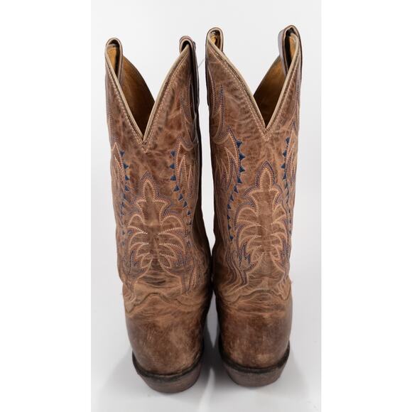 Nocona Legacy MD2711 Western Boots Mens Size 8 D Brown Leather Square Toe - Picture 3 of 6